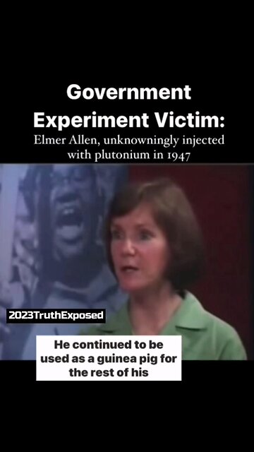 WATCH: Government Experiment Victim Talks