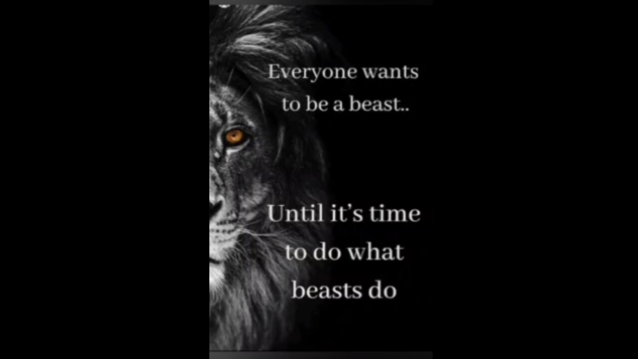 Everyone Wants to be a Beast...Until it's Time to do What Beasts do