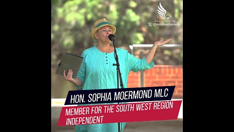 HON. SOPHIA MOERMOND MLC - MEMBER FOR THE SOUTH WEST REGION INDEPENDENT