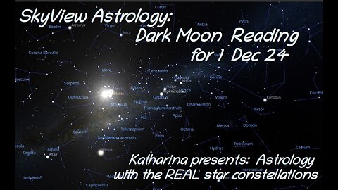 Astrology Dark Moon Reading 1 Dec 24