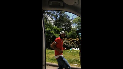 Dancing at the red light holding up traffic in Charlotte NC