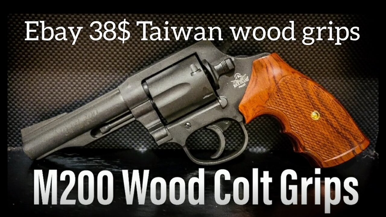 Rock Island M200 with Colt Wood Grips