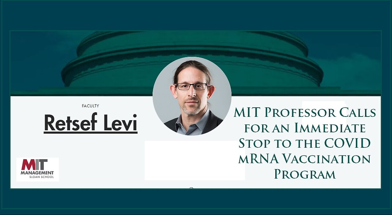 MIT Professor Calls for an Immediate Stop to the COVID mRNA Vaccination Program