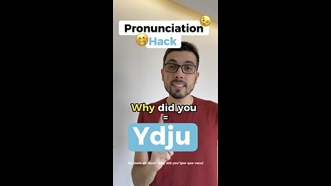 #3 Pronunciation Hack. “Ydju”