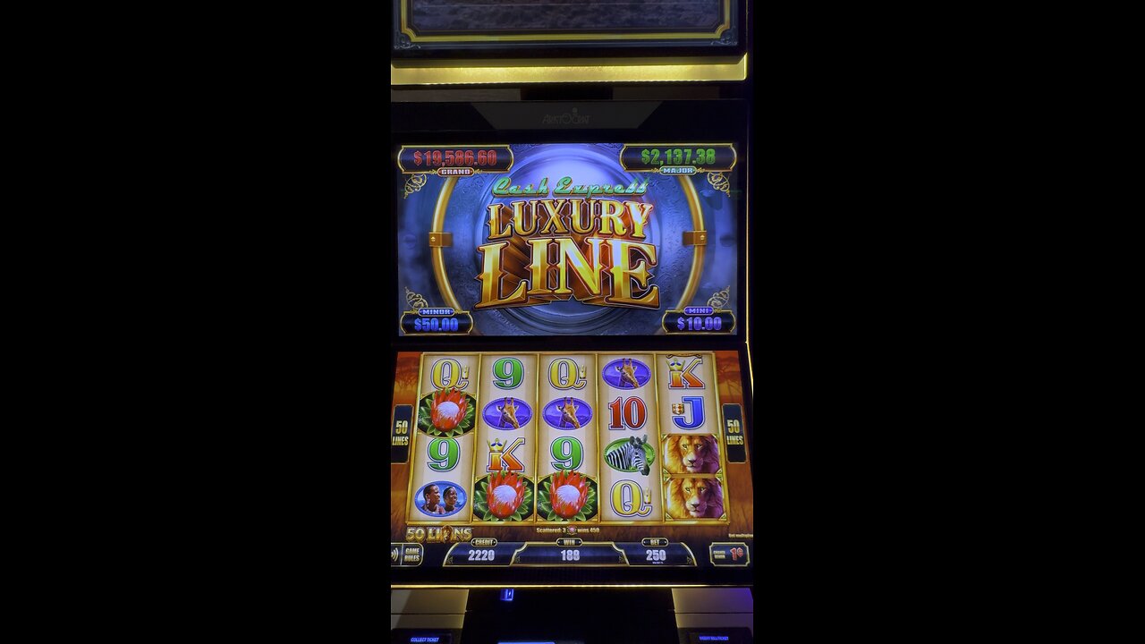 LUXURY LINE Slot Machine BONUS! #reslot #slotmachine #bonus #shorts #luxurylineslotmachine #slots