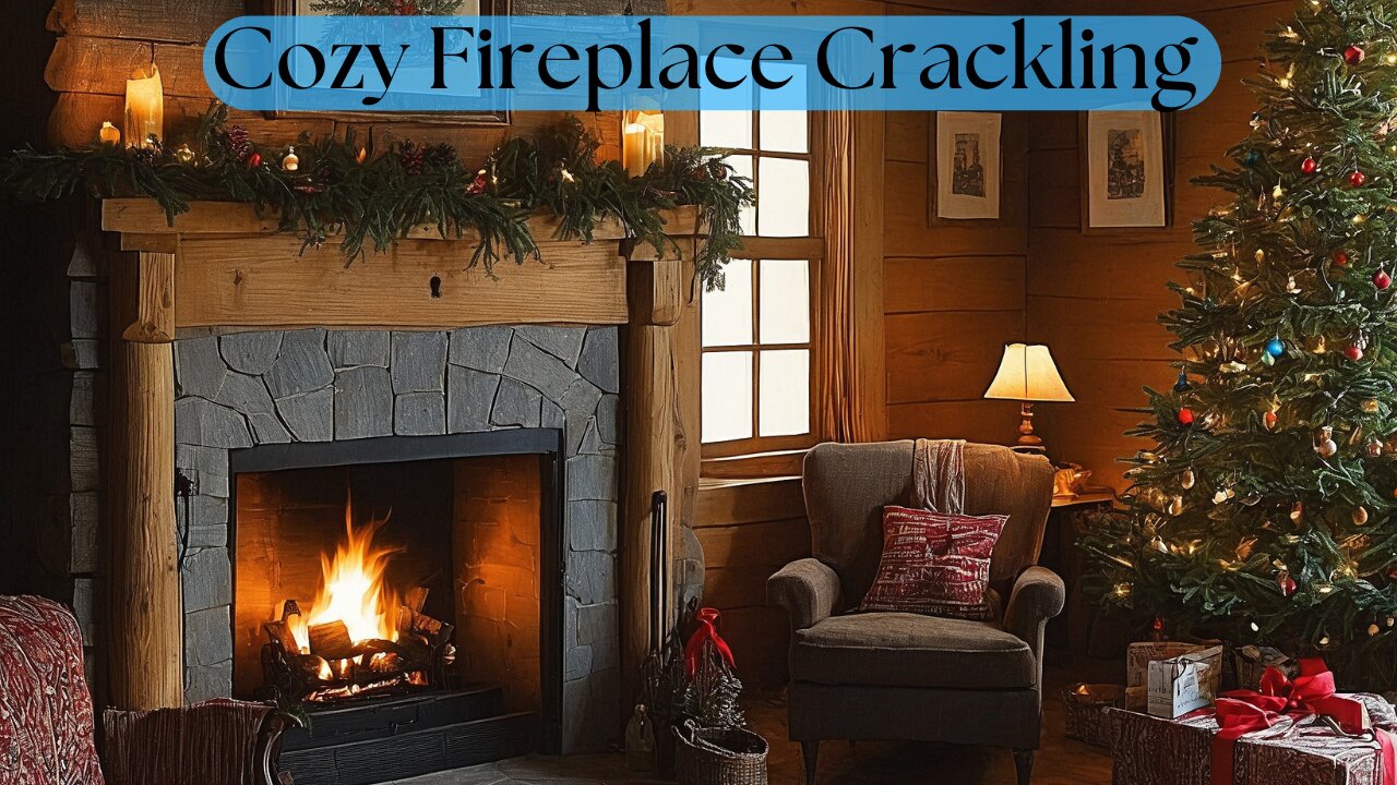 Cozy Fireplace Crackling Sounds for Relaxation and Sleep | ASMR Ambience