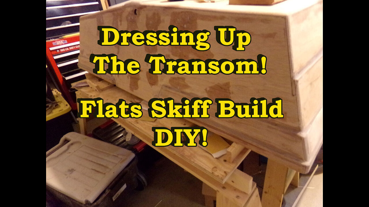 Finishing Out the Transom, Flats Skiff Boat Build - Nov 2021