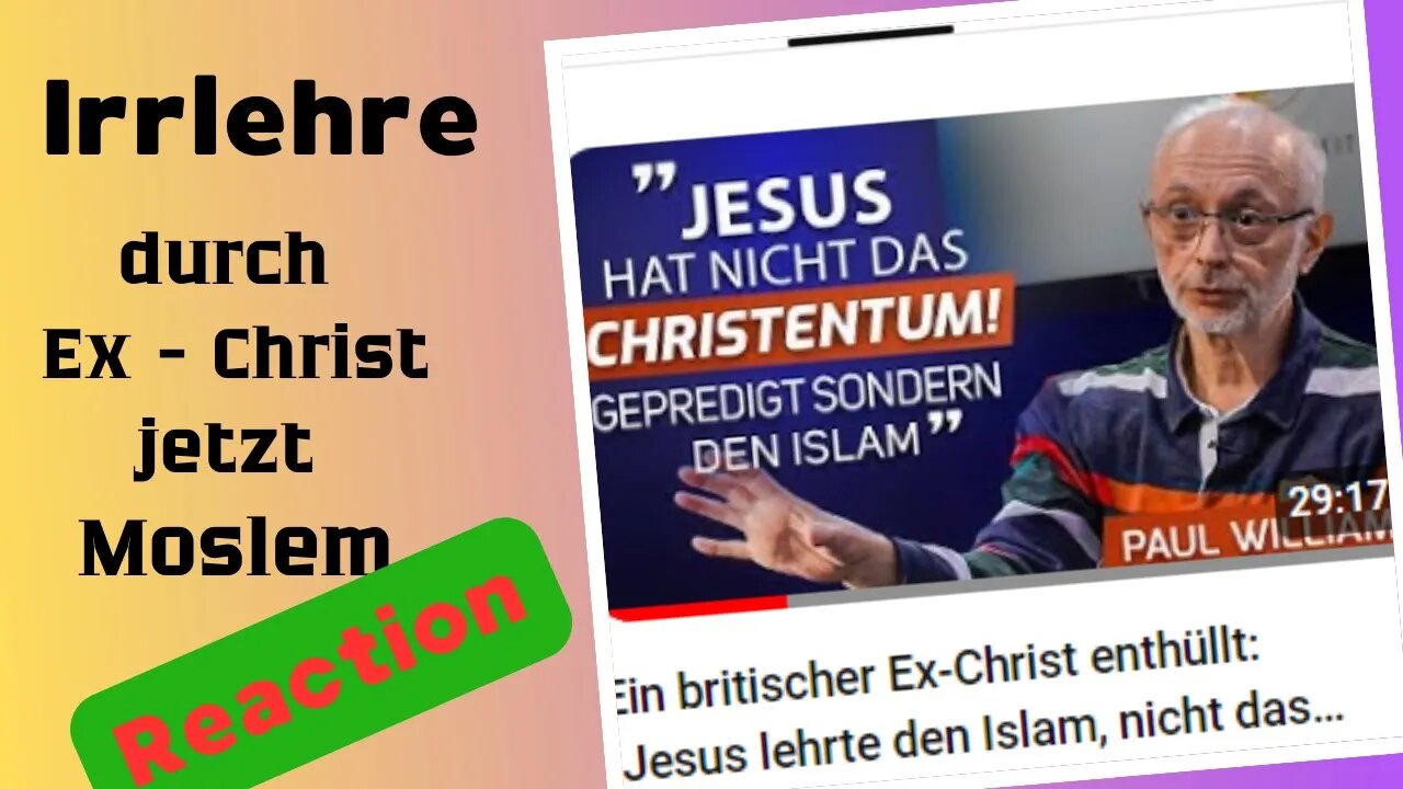 Thesen widerlegt! Moslem zum Christentum - Angebliche Enthüllungen :)