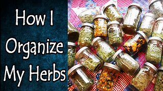 How I Organize My Herbs and Spices