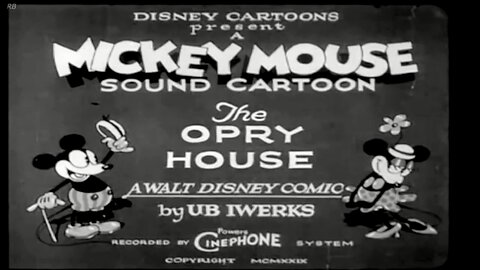 Mickey Mouse - The Opry House (1929)