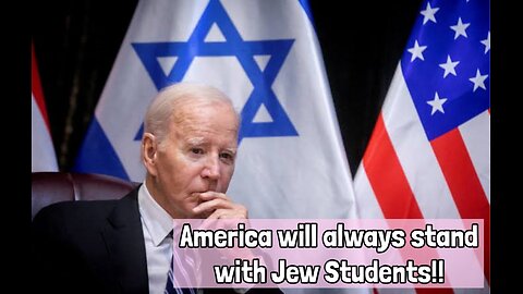 America will stand with Jew Students!