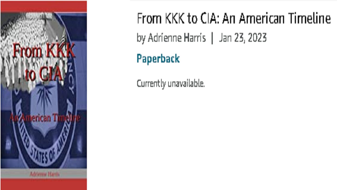 Kicking Off This New Channel -- From KKK to CIA - An American Timeline - New York - January 25, 2023