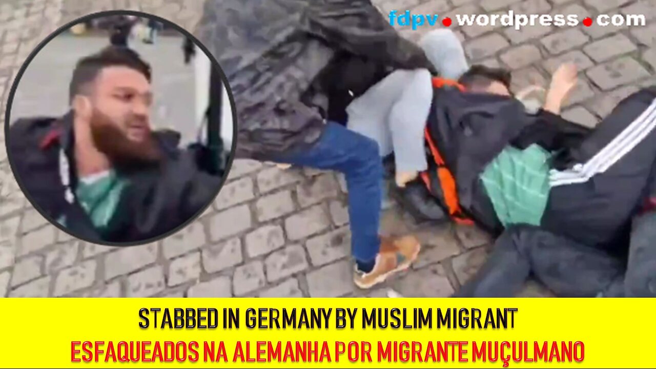 ESFAQUEADOS NA ALEMANHA POR IMIGRANTE MUÇULMANO