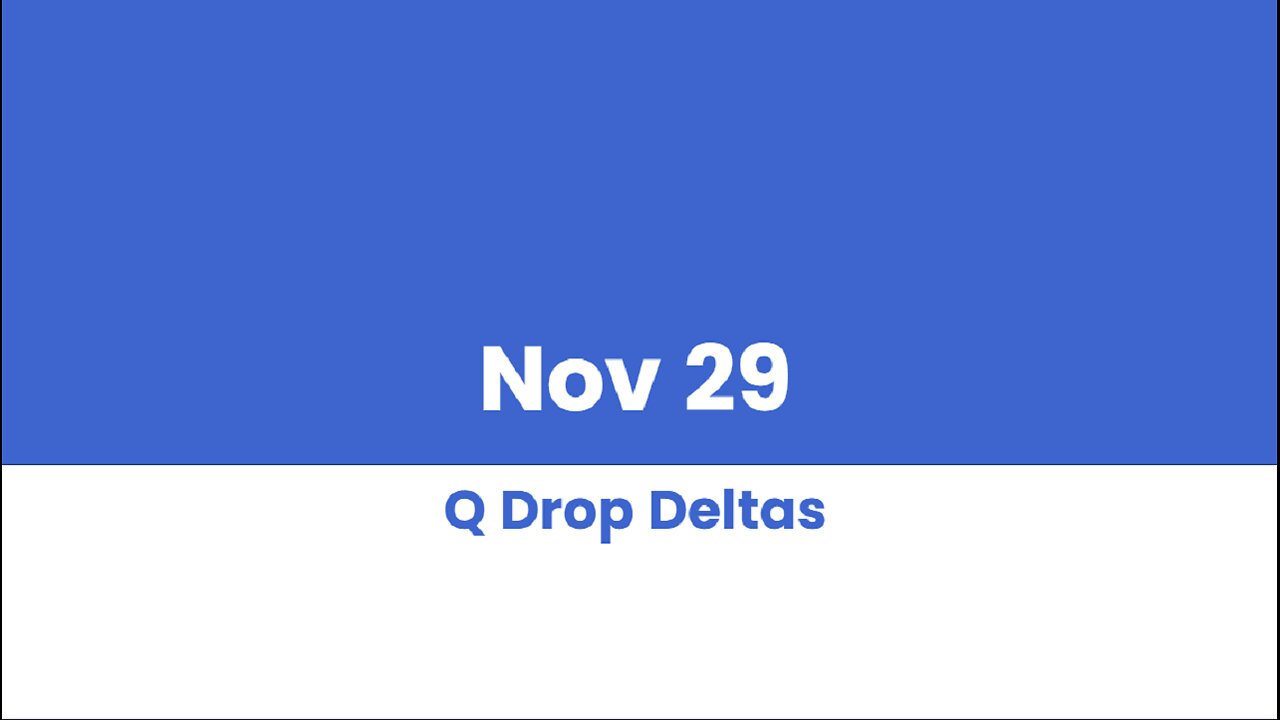 Q DROP DELTAS NOV 29