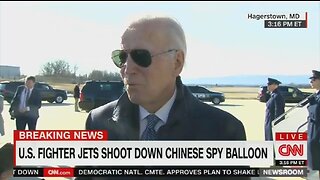 Biden Blames The Pentagon For Waiting To Shoot Down China Spy Balloon