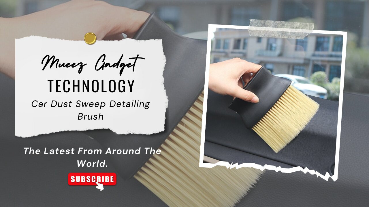 Car Dust Sweep Detailing Brush | Link in description