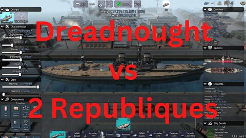 Dreadnought vs 2 Republiques