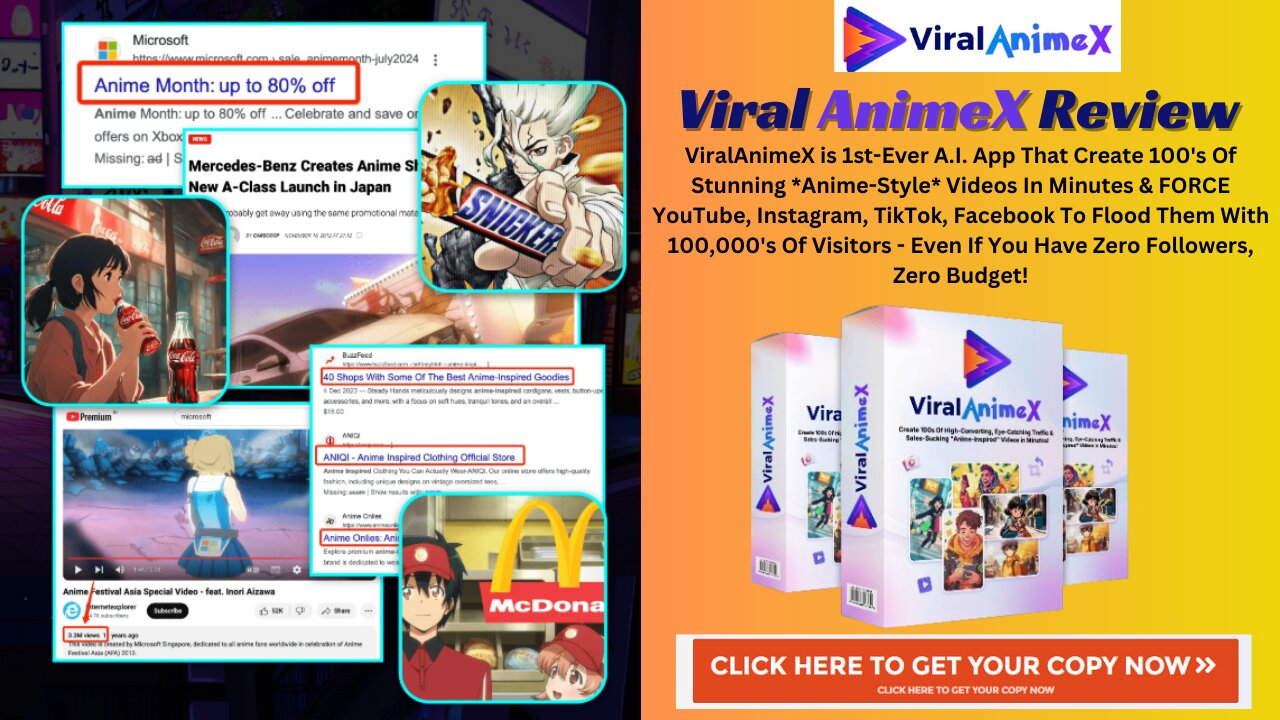 Viral AnimeX Review – Dominate Your Competitors With Anime Videos!