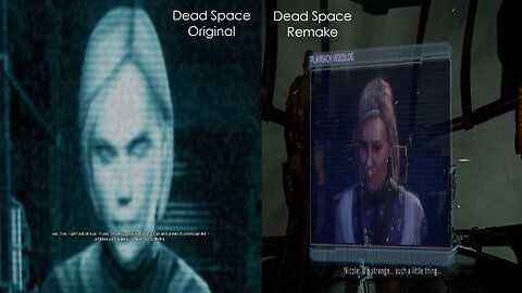 Comparism between Dead Space and the Dead Space Remake: the first minutes