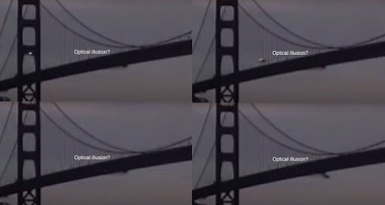 Golden Gate Bridge UFO Video