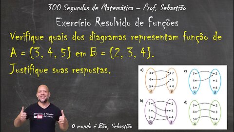 FUNÇÕES - Exercício 2 - Função de A em B