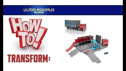 🔥How to Transform Optimus Prime Hauler Playset Transformers MicroMachines