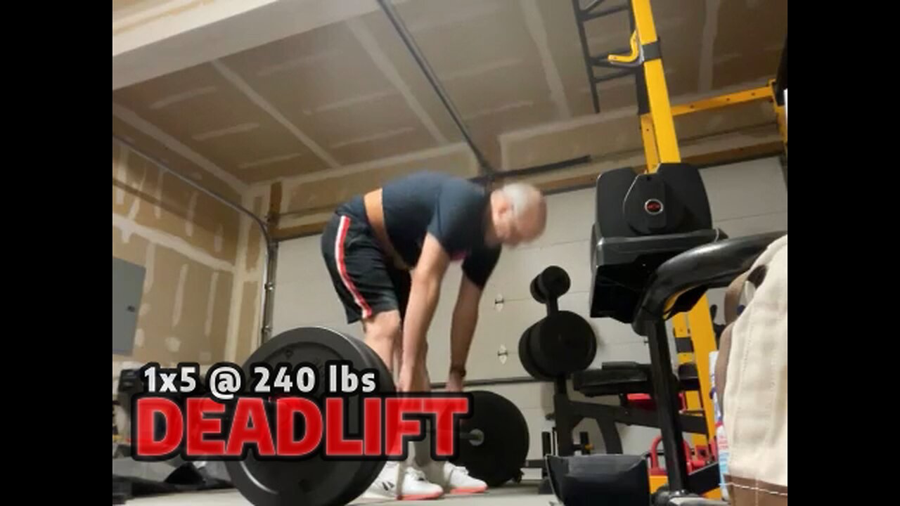 1x5 @ 240 lbs Deadlift