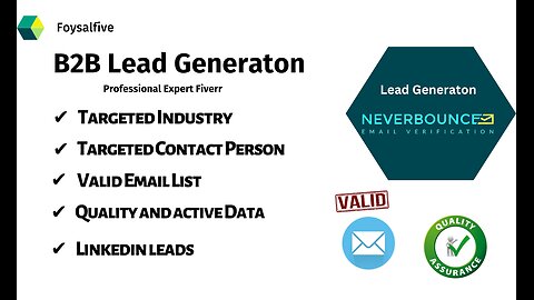 B2B Lead Generation Valid Email