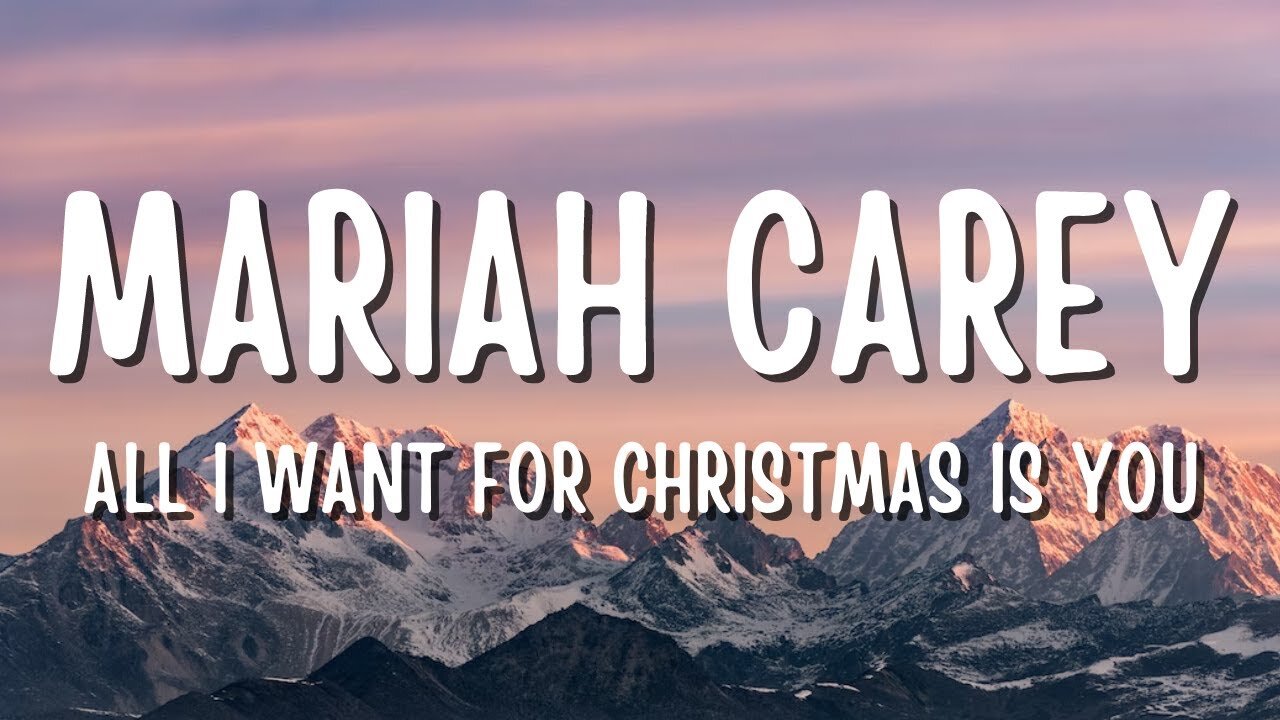 Mariah Carey - All I Want For Christmas Is You (Lyrics)