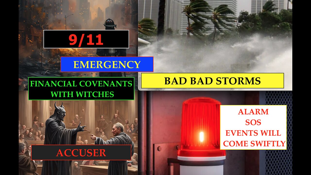 #prophetic Events like 9/11 will happen. deaths. Emergency. Repent.