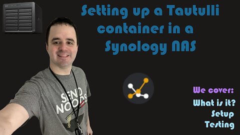 Install Tautulli using Docker in a Synology NAS [Video Request]