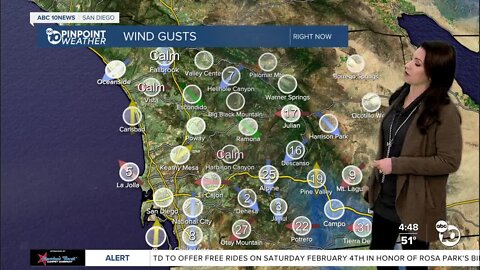 ABC 10News Pinpoint Weather with Meteorologist Megan Parry