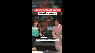 Breaking News: Los Angeles Earthquake Captured Live on Air