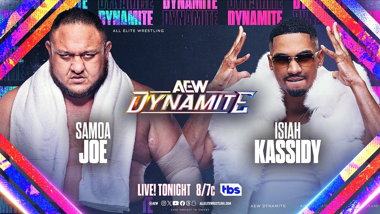 Samoa Joe vs. Isiah Kassidy: Intense Showdown! #shorts