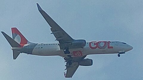 Boeing 737-800 PR-GXU coming from Rio de Janeiro to Fortaleza