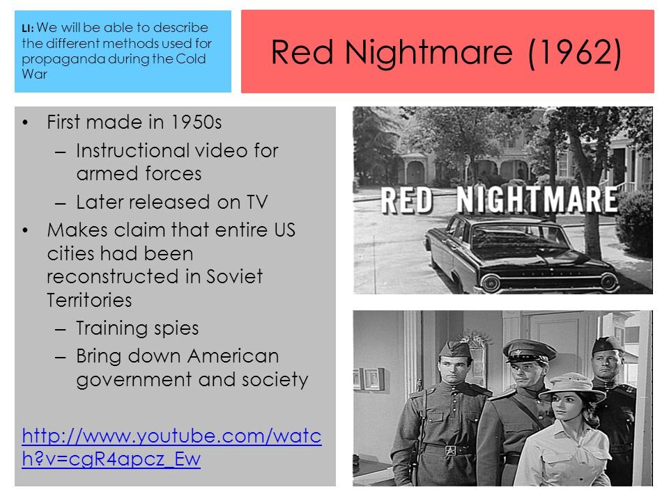 Grindhouse Favorite; RED NIGHTMARE, Jack Webb, 1962 (ANTI-COMMIE WARNING!)