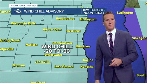 Wind Chill Advisory in effect for Southeast Wisconsin