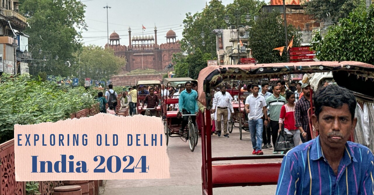 Exploring Old Delhi - Chandni Chowk - Markets, Food & More - India 2024