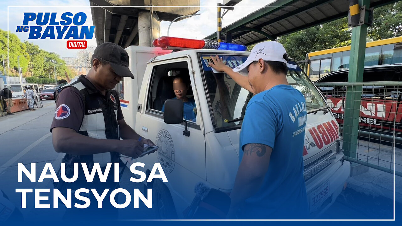 Rider at angkas nito na sinita ng SAICT matapos dumaan sa EDSA bus lane, nanggagalaiti sa galit