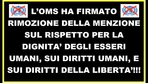 ⚠️PREVENIRE IL GENOCIDIO 2030⚠️PER TUTTA L'UMANITA'🔺PRIVARE LE PERSONE DEI DIRITTI UMANI