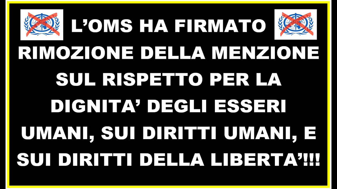 ⚠️PREVENIRE IL GENOCIDIO 2030⚠️PER TUTTA L'UMANITA'🔺PRIVARE LE PERSONE DEI DIRITTI UMANI