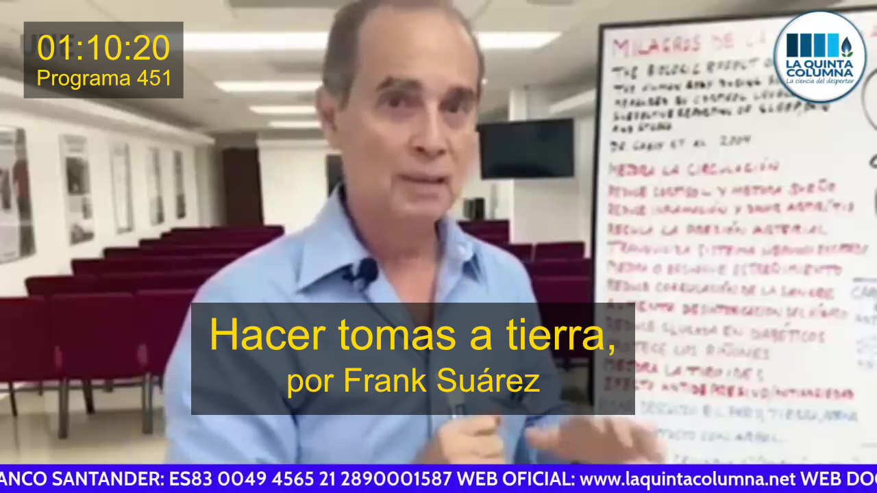 Hacer conexión a tierra para reducir la radiación recibida, por Frank Suárez (PROGRAMA 451) LQC