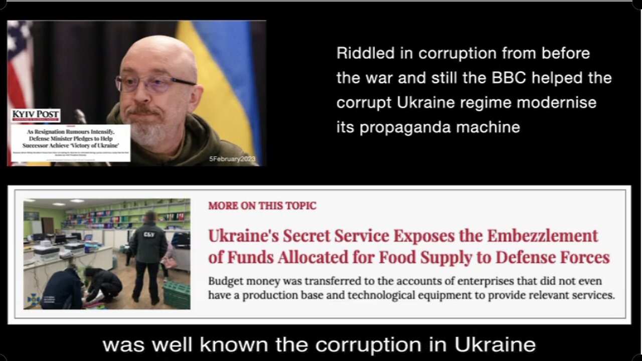 Corrupt Ukraine has a Reshuffle - UK Column News - 6th February 2023