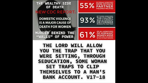 THE LORD WILL ALLOW YOU THE TRAP THAT YOU WERE SETTING, THROUGH SEDUCATION, SOME WOMAN SET TRAPS TO