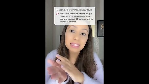 Estou com 32 semanas é normal ter sangramento marrom?