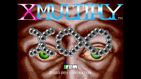 X Multiply Arcade Game, Irem 1989, longplay