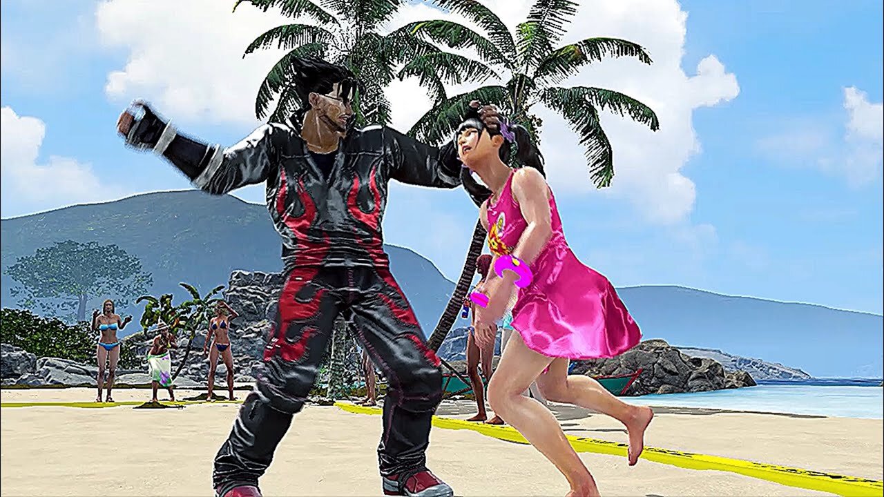 Tekken 7 Jin Kazama had enough of Ling Xiaoyu