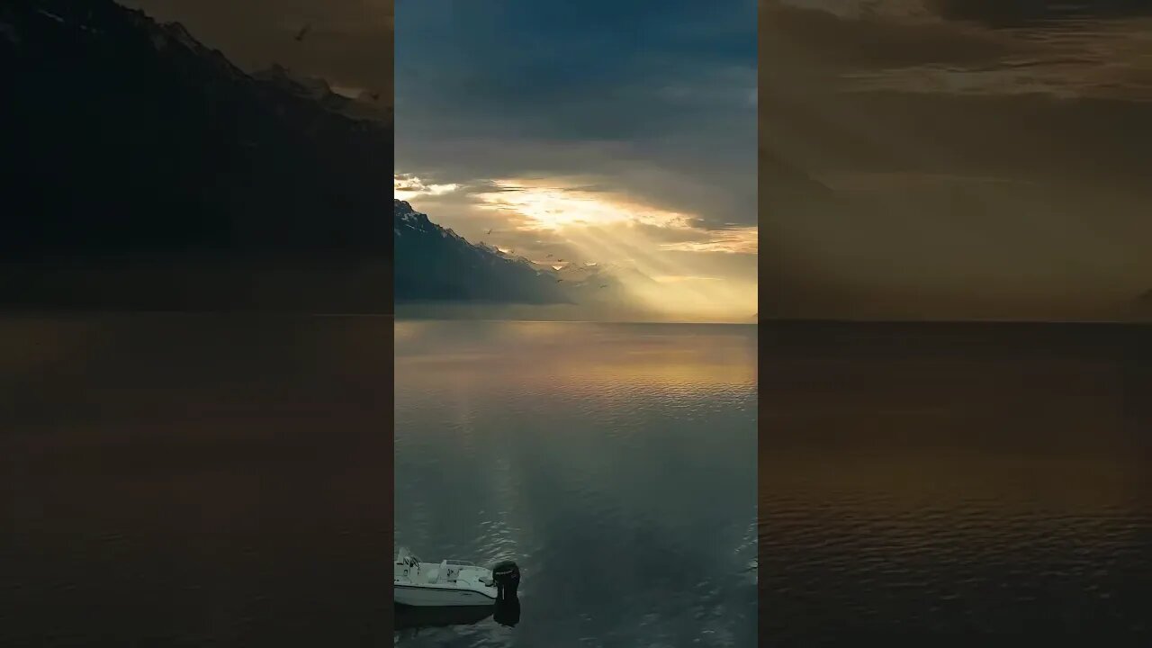 Beautiful nature with relaxing guitar sounds #shorts