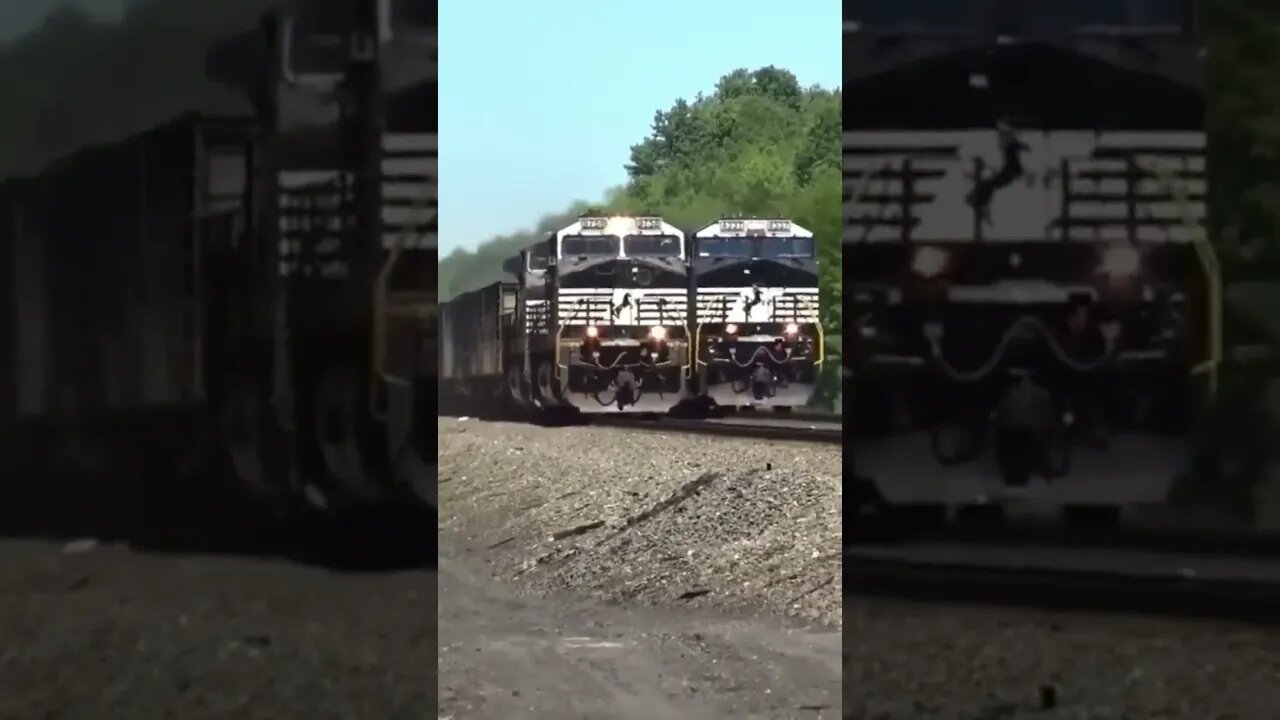 Mirrored Train #shorts 👍 and Subscribe