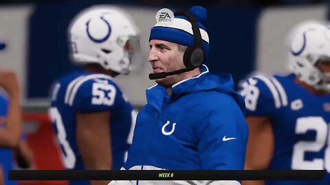 Madden NFL 23: Washington Commanders (Redskins) @ Indianapolis Colts Franchise Mode Year 1 Week 8